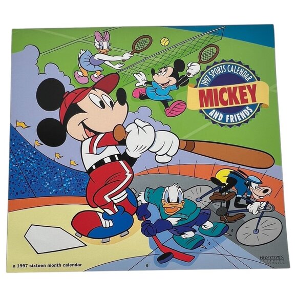 4 Vintage Disney Mickey Mouse Wall Calendars 1995 1996 1997 1998 Unused Large - Picture 8 of 12